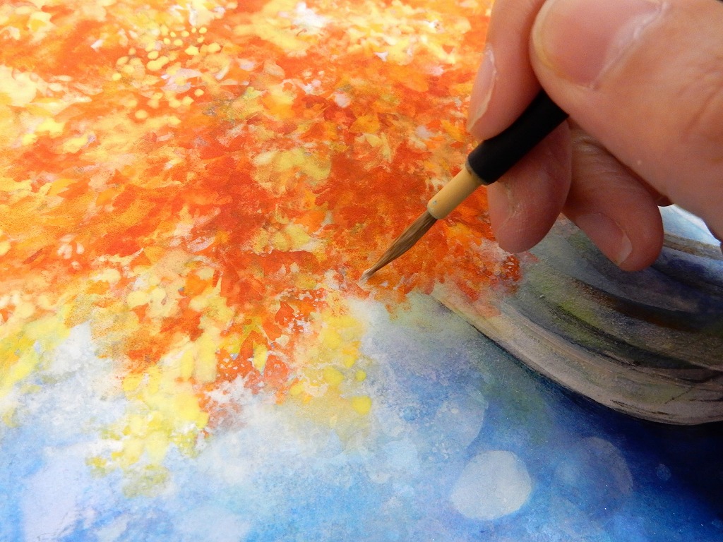 御礼・追加展示】絵画展「花たずさえて」 | 画家 高井みいる：MIIRU